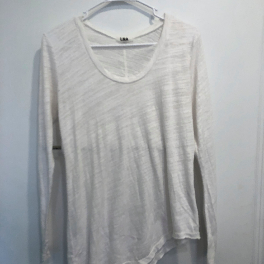 Light weight white long sleeve